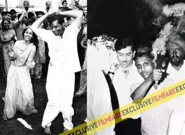 The Raj Kapoor holi celebraions were a much-talked about event. Seen here is Raj Kapoor dancing along with daseuse Sitara Devi. At the funeral of friend Shailendra. The poet-lyricist wrote some of the most meaninful songs for Raj Kapoor and produced Teesri Kasam, one of his most seminal films. The lyricist sadly passed away before the film’s release.