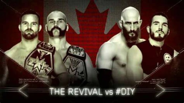 The Revival vs DIY in ring at NXT TakeOver: Toronto