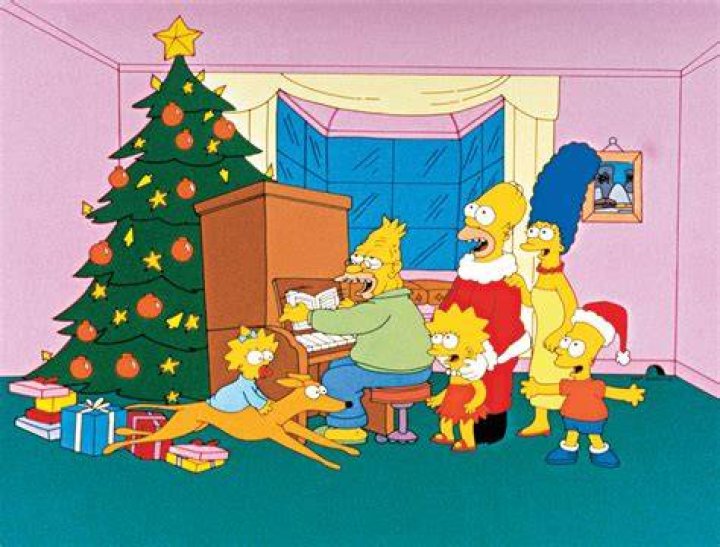 The Simpsons Roasting On An Open Fire Christmas