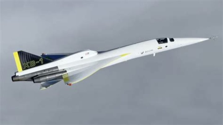 The XB-1 Supersonic Demonstrator could take passengers from London to New York in 3.5 hours. Photo / Boom Technology 