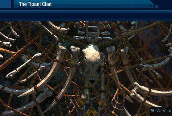 Tipani clan in James Cameron's Avatar: The Game in Din Da'alo village