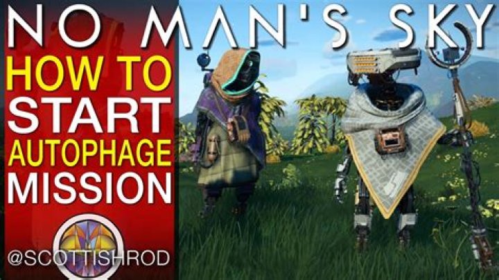 To start the Autophage mission in No Man's Sky Echoes update, you need to complete the previous main plot