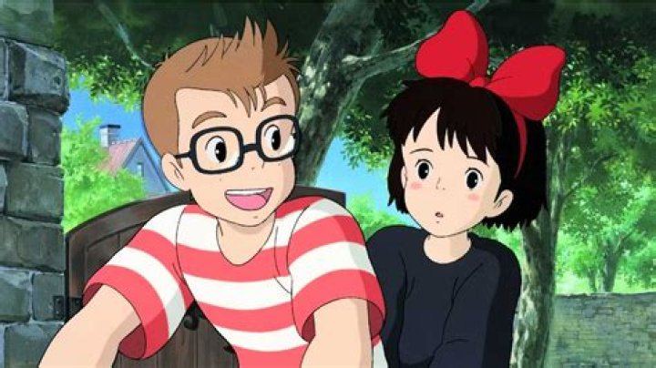 Tombo and Kiki talking in Kiki's Delivery Service
