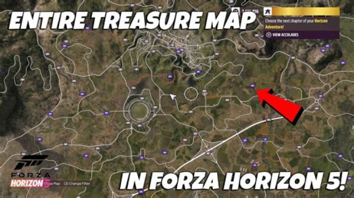 Treasure Map DLC from Forza Horizon 5