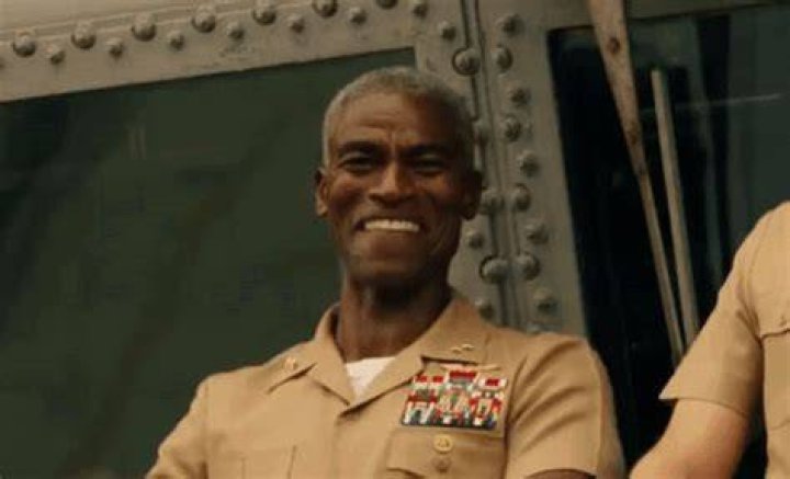 Warlock smiling in Top Gun Maverick