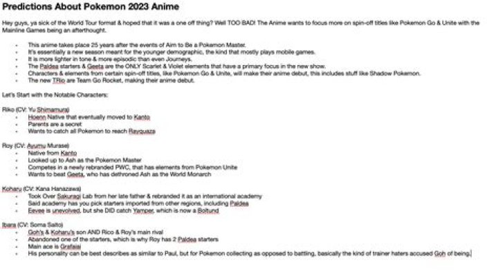 What i want for gen 9 anime